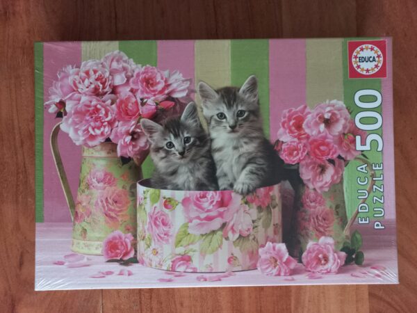 Educa - Kittens with Roses - NIEUW