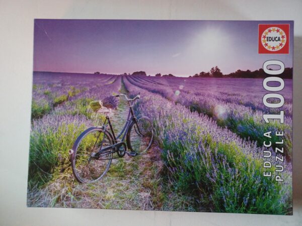 Educa - Bike in a Lavender Field