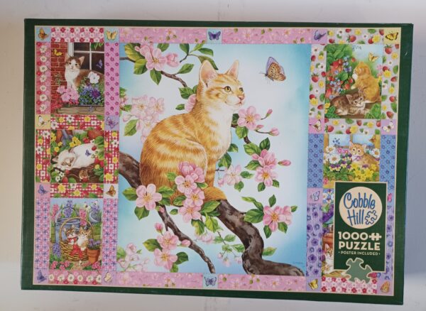 Cobble Hill - Blossoms and Kittens Quilt