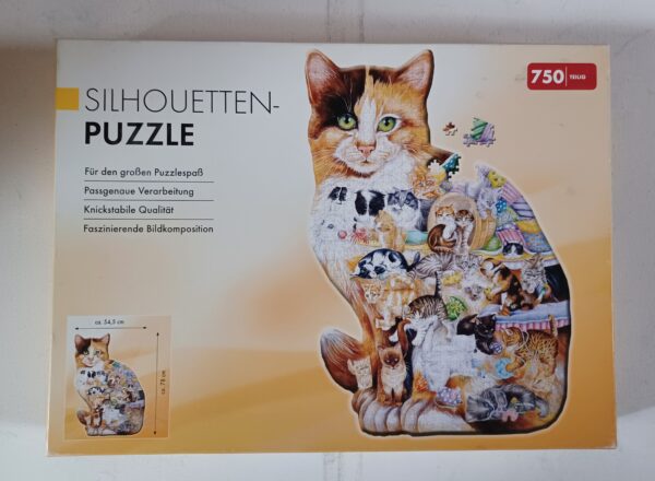 Silhouetten Puzzle - Cat