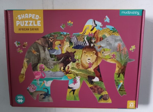 Shaped Puzzle - African Safari 