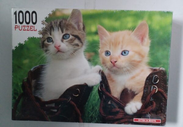 Jigsaw Puzzle - Kittens in Boots