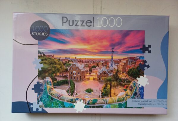 Puzzel met Puzzelmat - Uitkijk van een Stad