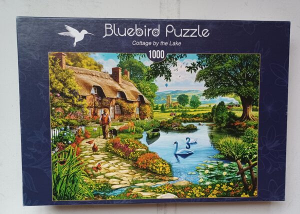 Bluebird Puzzle  - Cottage by the Lake